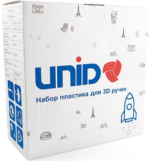 Unid Набор пластика для 3D-ручек PLA-20