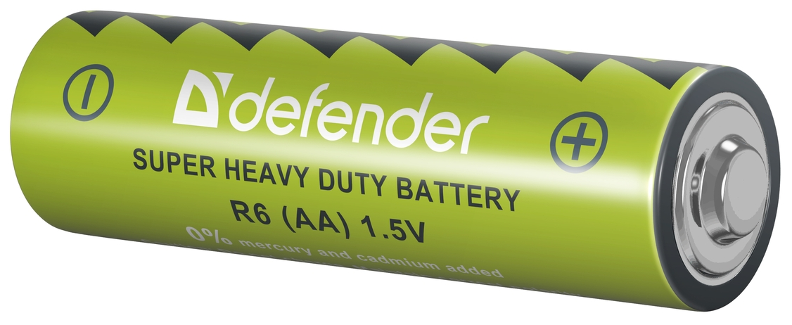 Defender Батарейка солевая R6-4B AA