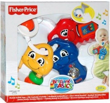 Mattel Погремушка-прорезыватель "Ключики Fisher-Priсe"