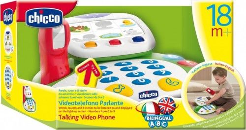 Chicco Игрушка двуязычная "Говорящий видеотелефон"