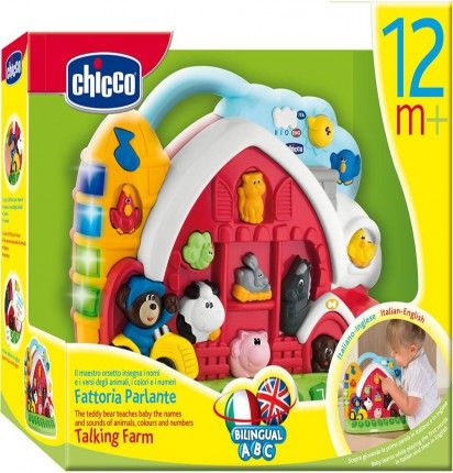 Chicco Игрушка двуязычная "Говорящая ферма"