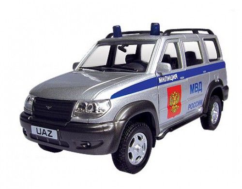 Autotime Модель "УАЗ ПАТРИОТ" милиция (30183)