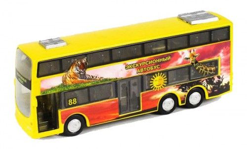 Технопарк Модель "Автобус" экскурсионный (СТ10-054-4)