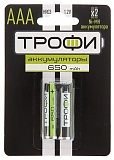 Трофи Аккумуляторы ААА, 2 шт. (HR03-2BL, 650 mAh)