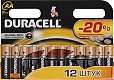 Duracell Батарейки Basic АА, 12 шт. (LR6-12BL)