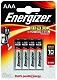Energizer Батарейки Max ААА, 4 шт. 