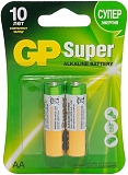 GP Батарейки AA Super, 2 шт. (LR06-2BL)