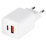 TFN Сетевое зарядное устройство GAN USB+Type-C, Power Delivery, QC3.0, 33W