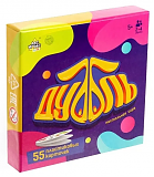 ЛасИграс Настольная игра "Дуббль. 55 пластиковых карточек"