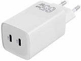 TFN Сетевое зарядное устройство GAN 2xType-C, 3A, 65W