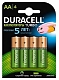 Duracell Аккумуляторы AA, 4 шт. (HR6-4BL, 2400 мАh)