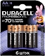 Duracell Батарейки AА Professional, 6 шт. (LR6-6BL)