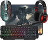 Defender Target MKP-350 + гарнитура + коврик для мыши 52350 Black USB