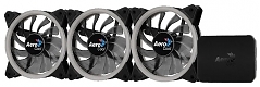 Aerocool Rev RGB Pro / 120mm/ 3pin+4pin/ RGB led/ 3pack/ fan hub P7-H1