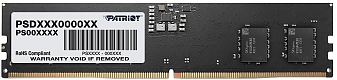 Patriot Signature 8GB PC38400 DDR5 DIMM 4800MHz PSD58G480041