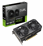 ASUS GeForce RTX RTX 4060 DUAL V2 OC Edition 2535MHz PCI-E 4.0 8192MB 17000MHz 128 bit 1xHDMI 3xDisplayPort HDCP DUAL-RTX4060-O8G-V2