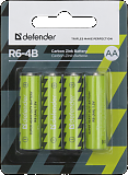Defender Батарейка солевая R6-4B AA