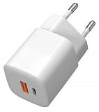 TFN Сетевое зарядное устройство USB + Type-C, QC PD, 4.5A, 33W
