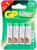 GP Батарейка Super AA, 4 шт. (LR6)