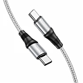 Hoco Кабель X50 Type-C на Type-C Exquisito 100W 1м