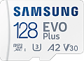 Samsung microSDXC Card 128GB EVO PLUS U3, V30, A2 + adapter