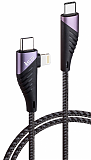 Isa Кабель U95 2 в 1 Type-C на Type-C/Lightning 3А, PD, 1.2м