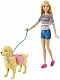 Mattel Кукла Barbie "Прогулка с питомцем"