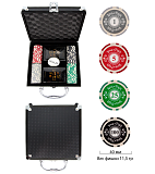 Фабрика Покера Набор из 100 фишек для покера с номиналом в кейсе