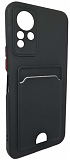 Mariso Чехол-накладка BUTTON с карманом для карт для Infinix Note 12 G88