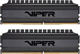 Patriot Viper 4 Blackout 8Gb KIT2 PC25600 DDR4 3200MHz PVB48G320C6K
