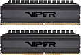 Patriot Viper 4 Blackout 8Gb KIT2 PC25600 DDR4 3200MHz PVB48G320C6K