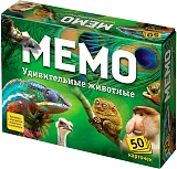 Нескучные игры Настольная игра "Мемо. Удивительные животные"