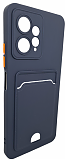 Mariso Чехол-накладка BUTTON с карманом для карт для Xiaomi Redmi Note 12 (4G)