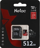 Netac microSDXC 512GB P500 Extreme Pro NT02P500PRO-512G-R