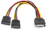 Atcom Кабель Sata power to 2 Sata power 0.2м. AT4366