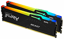 Kingston FURY Beast RGB XMP 16GB PC44800 5600MHz DDR5 KIT2 KF556C40BBAK2-16