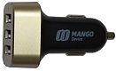 Mango Автомобильное зарядное устройство 3USB, 1A-2.4A