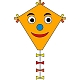 Invento Воздушный змей "Eddy Happy Face" New