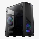 Aerocool Tomahawk-A MidiTower без Б/П ATX Window черный 4718009156777