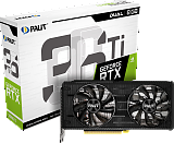 Palit GeForce RTX 3060Ti Dual 8G LHR V1 1665MHz PCI-E 4.0 8192MB 14 Gbps 256 bit HDMI DPx3 NE6306T019P2-190AD V1