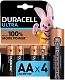 Duracell Батарейки AA Ultra, 4 шт. (LR06-4BL)