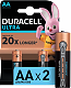 Duracell Батарейки AA Ultra, 2 шт. (LR06-2BL)