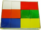 РОСЭКО Кубики цветные 12 штук