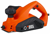 Black & Decker Электрорубанок KW712-XK [650Вт; 82мм; 2/8мм]