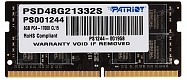 Patriot 8Gb PC17000 DDR4 SO-DIMM 2133MHz PSD48G21332S