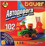 Bauer Конструктор "Автодорога" 102 детали