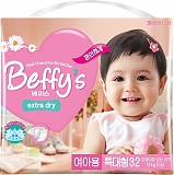 Beffy's Подгузники Extra Dry для девочек, XL (13+ кг) 32 шт.