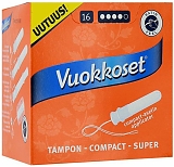 Vuokkoset Гигиенические тампоны Compact Super