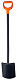 Fiskars Лопата штыковая Solid 1026683 116 см