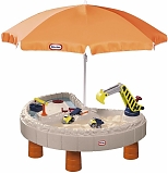 Little Tikes Стол-песочница с зонтом и зоной для воды